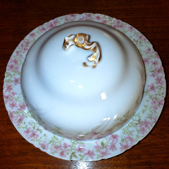 1868-1898 Limoges Butter Dish. - Picture 2 of 10